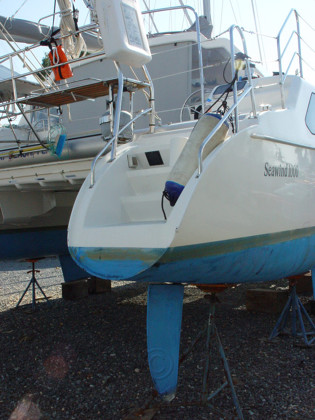 Seawind 1000 Catamaran Hull Extensions 1 Job Photos Solomon Yacht Restoration Llc Member