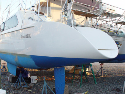 Seawind 1000 Catamaran Hull Extensions - 16