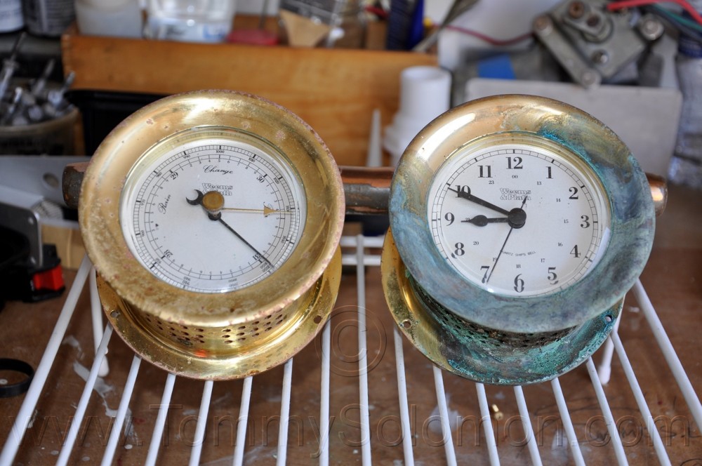 Weems & Plath - Quartz Ships Bell/Barometer - 1