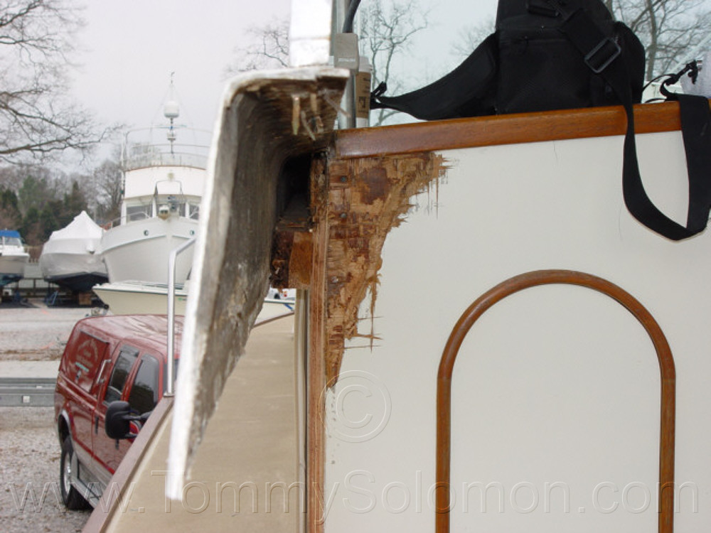 Custom Cabin Cruiser Panel Rot - 2