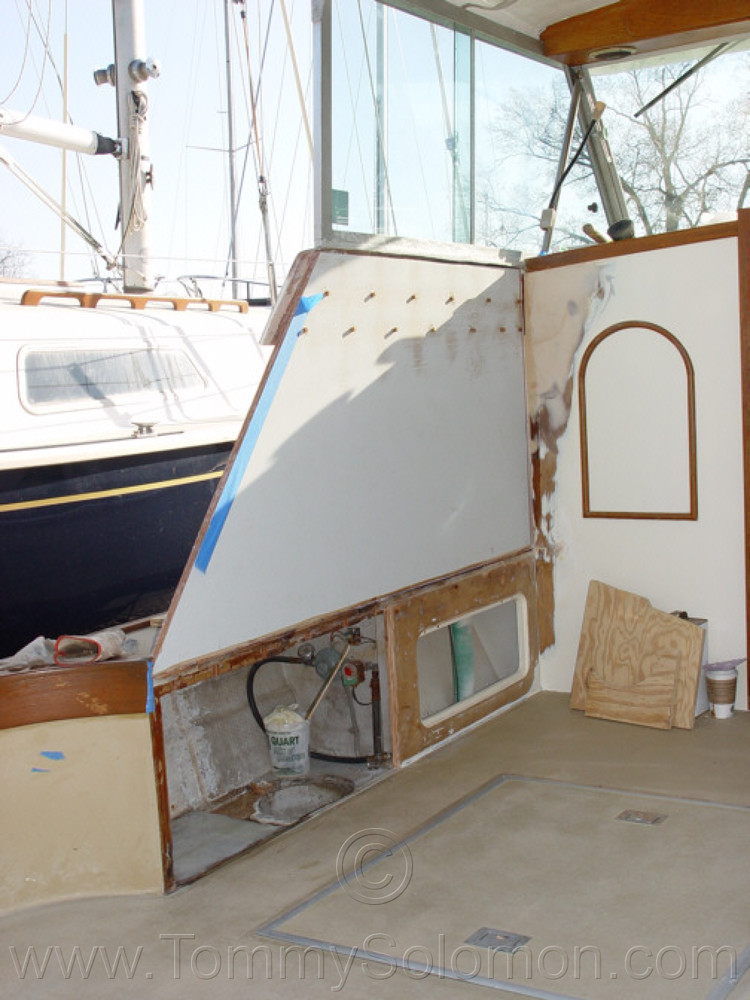 Custom Cabin Cruiser Panel Rot - 9