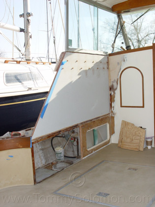 Custom Cabin Cruiser Panel Rot - 9