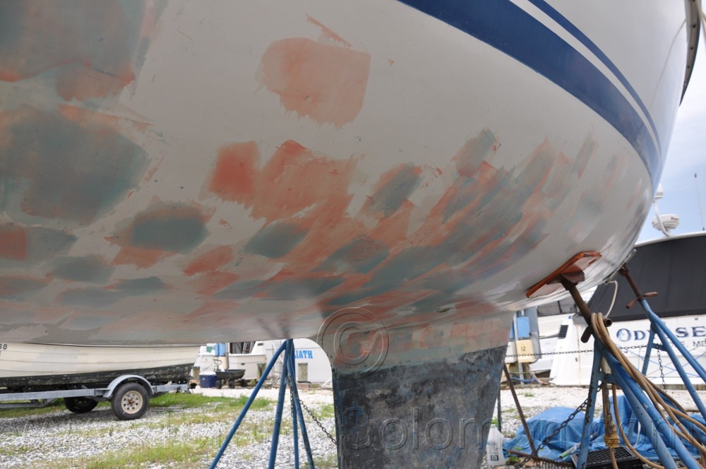 1984 Mirage 30 Bottom Keel Rudder - 50