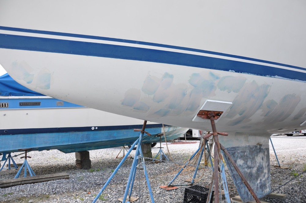 1984 Mirage 30 Bottom Keel Rudder - 69