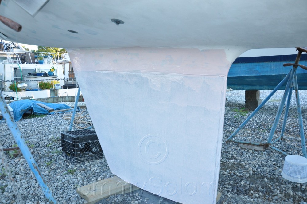 1984 Mirage 30 Bottom Keel Rudder - 111