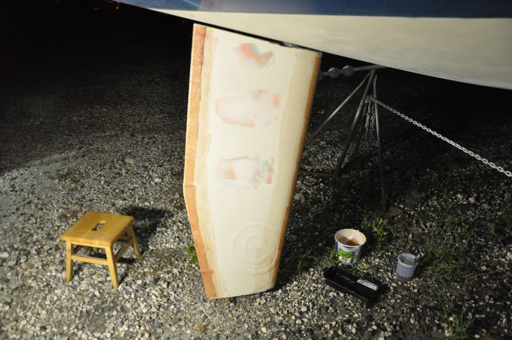 1984 Mirage 30 Bottom Keel Rudder - 119