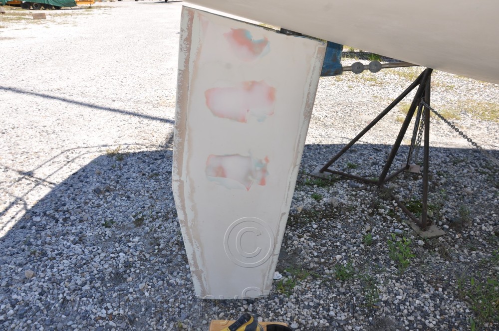 1984 Mirage 30 Bottom Keel Rudder - 121