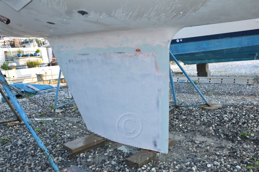 1984 Mirage 30 Bottom Keel Rudder - 141