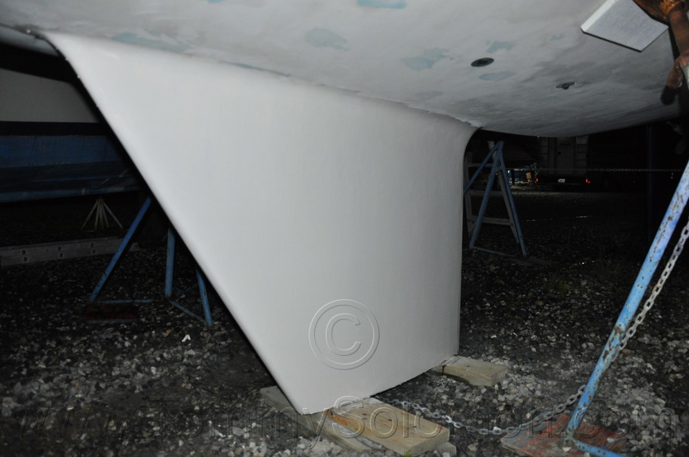 1984 Mirage 30 Bottom Keel Rudder - 150