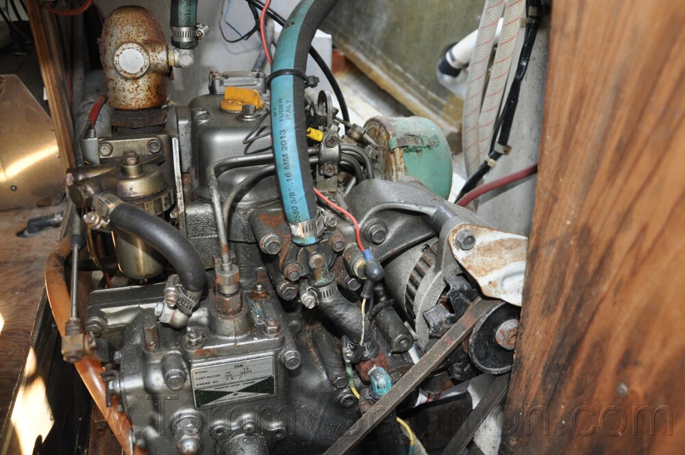 1984 Mirage 30 Bottom/Keel/Rudder/Electrical - 375