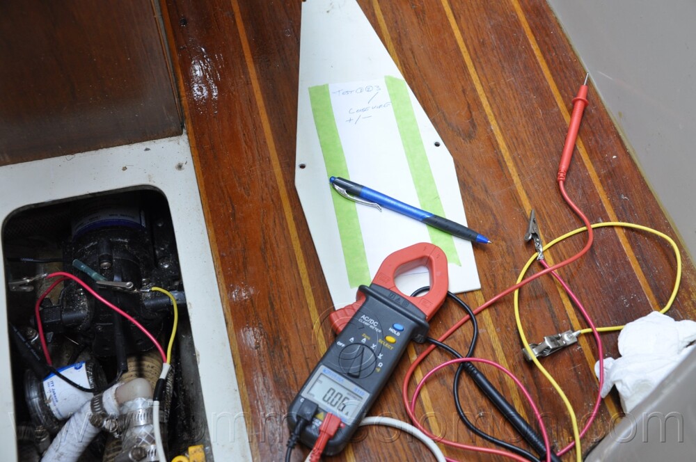 1984 Mirage 30 Bottom/Keel/Rudder/Electrical - 387