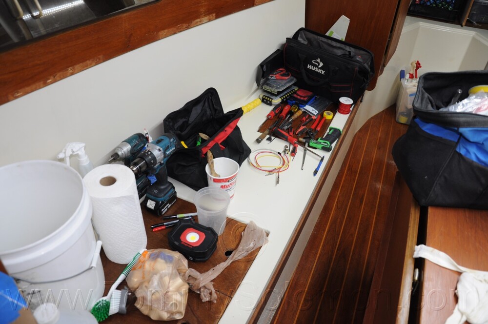 1984 Mirage 30 Bottom/Keel/Rudder/Electrical - 399