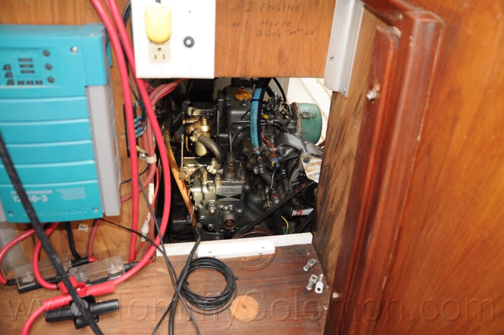 1984 Mirage 30 Bottom/Keel/Rudder/Electrical - 411
