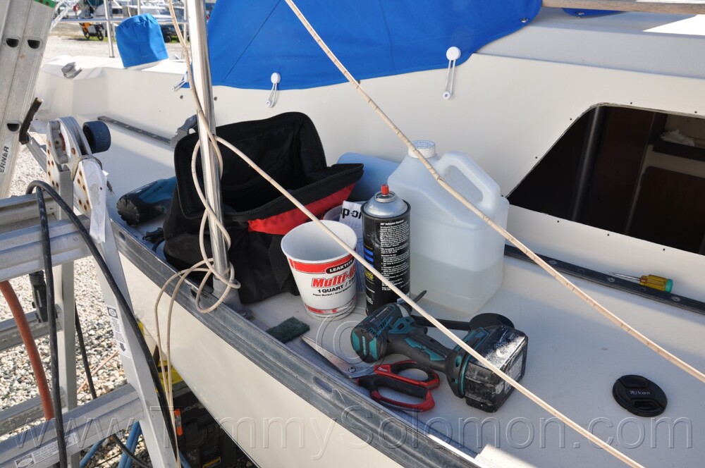 1984 Mirage 30 Bottom/Keel/Rudder/Electrical - 575