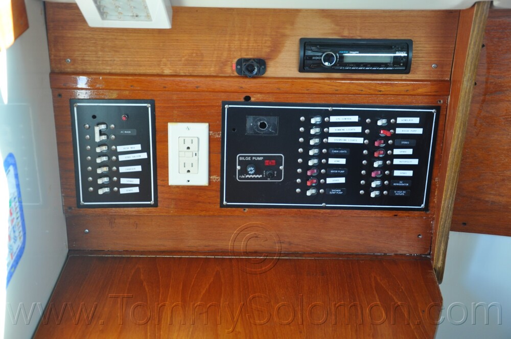 1984 Mirage 30 Bottom/Keel/Rudder/Electrical - 620