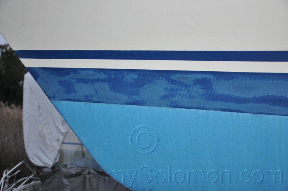 1984 Mirage 30 Bottom/Keel/Rudder/Electrical - 715