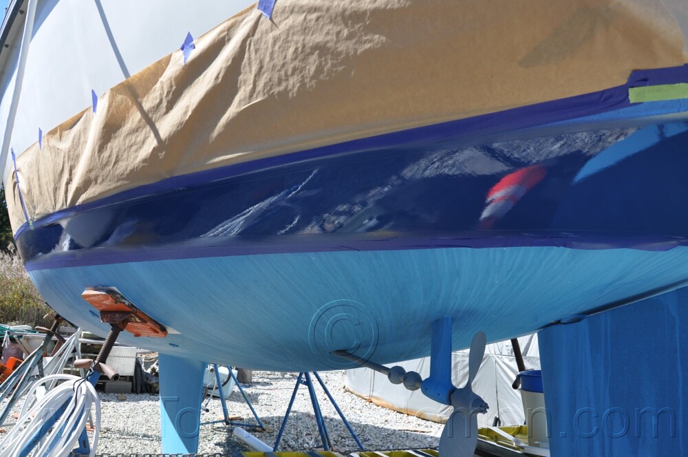 1984 Mirage 30 Bottom/Keel/Rudder/Electrical - 724
