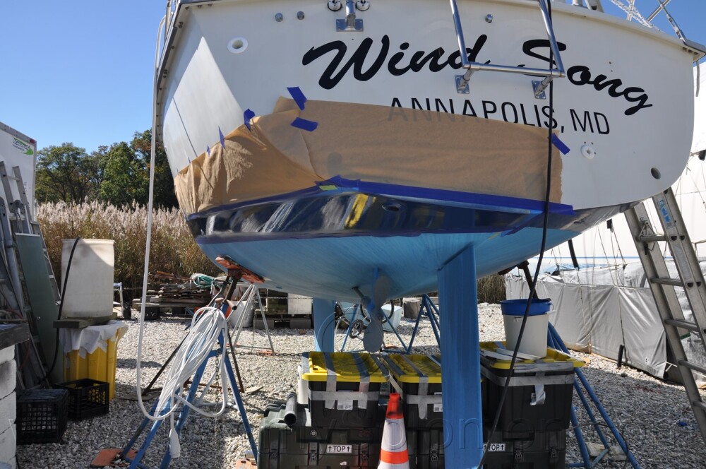 1984 Mirage 30 Bottom/Keel/Rudder/Electrical - 728