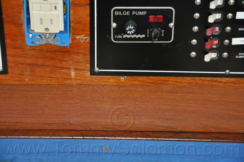 1984 Mirage 30 Bottom/Keel/Rudder/Electrical - 789