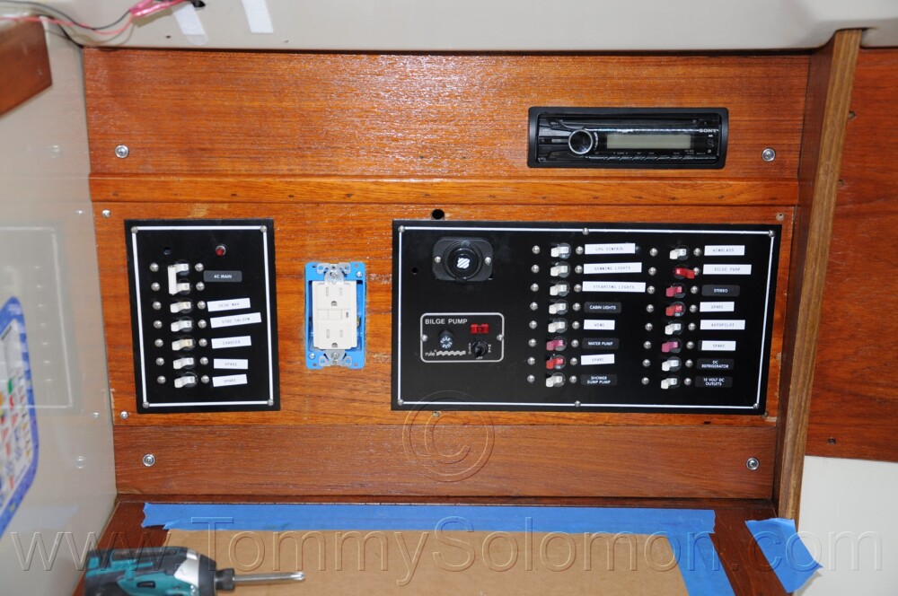 1984 Mirage 30 Bottom/Keel/Rudder/Electrical - 792