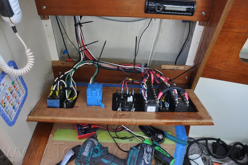 1984 Mirage 30 Bottom/Keel/Rudder/Electrical - 840