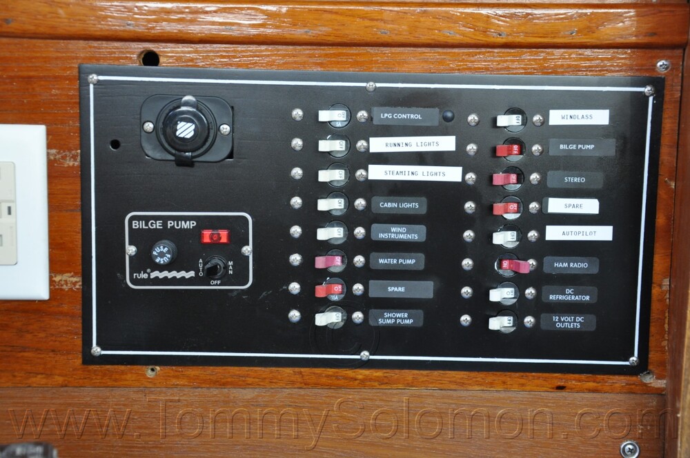 1984 Mirage 30 Bottom/Keel/Rudder/Electrical - 841
