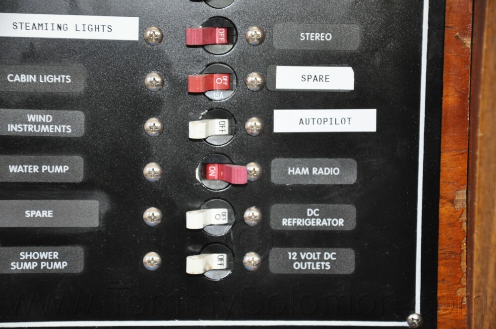 1984 Mirage 30 Bottom/Keel/Rudder/Electrical - 842