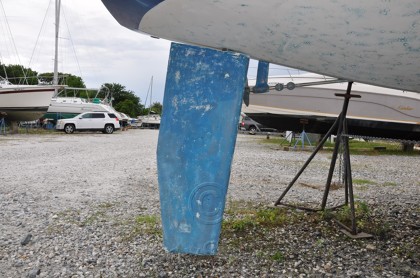 1984 Mirage 30 Bottom Keel Rudder - 21