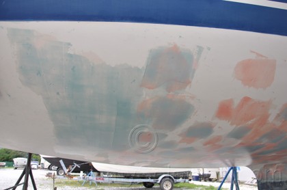 1984 Mirage 30 Bottom Keel Rudder - 51