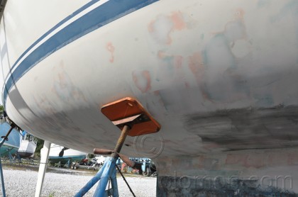 1984 Mirage 30 Bottom Keel Rudder - 88