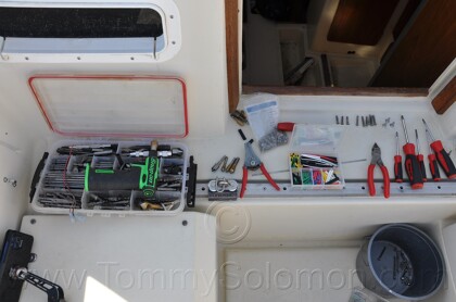 1984 Mirage 30 Bottom/Keel/Rudder/Electrical - 312