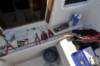 1984 Mirage 30 Bottom/Keel/Rudder/Electrical - 313