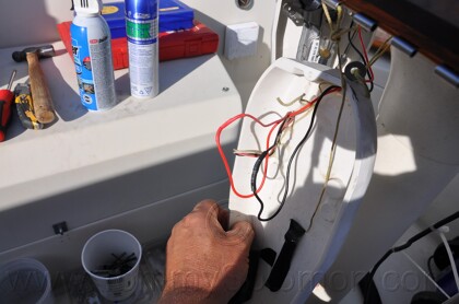 1984 Mirage 30 Bottom/Keel/Rudder/Electrical - 317