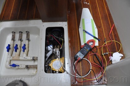 1984 Mirage 30 Bottom/Keel/Rudder/Electrical - 385