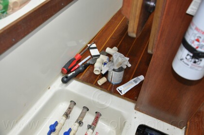 1984 Mirage 30 Bottom/Keel/Rudder/Electrical - 393