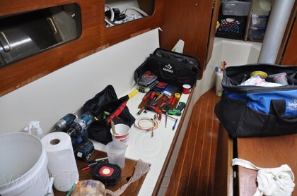 1984 Mirage 30 Bottom/Keel/Rudder/Electrical - 396