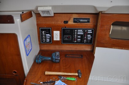 1984 Mirage 30 Bottom/Keel/Rudder/Electrical - 654