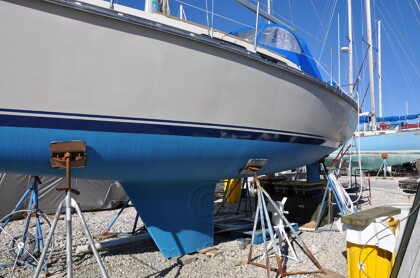 1984 Mirage 30 Bottom/Keel/Rudder/Electrical - 735