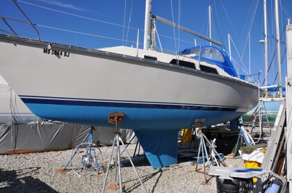 1984 Mirage 30 Bottom/Keel/Rudder/Electrical - 736