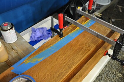 1985 Ericson 28-2 Rudder Rebuild/Fiberglass/Vinyl Ester Barrier Coat/New Bulkheads - 389