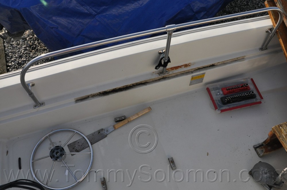 1988 Boston Whaler Sport 15ft - All new Mahogany, Electrical - 27