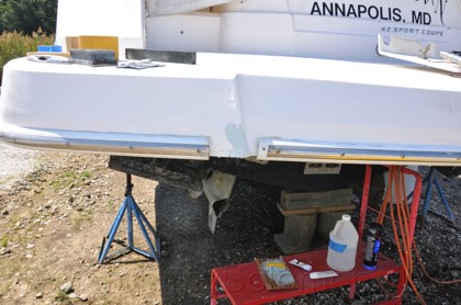 2013 Regal 42-SC Wing Molding/Swim Platform/Aft Hatch Repair - 33
