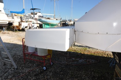 2013 Regal 42-SC Wing Molding/Swim Platform/Aft Hatch Repair - 100