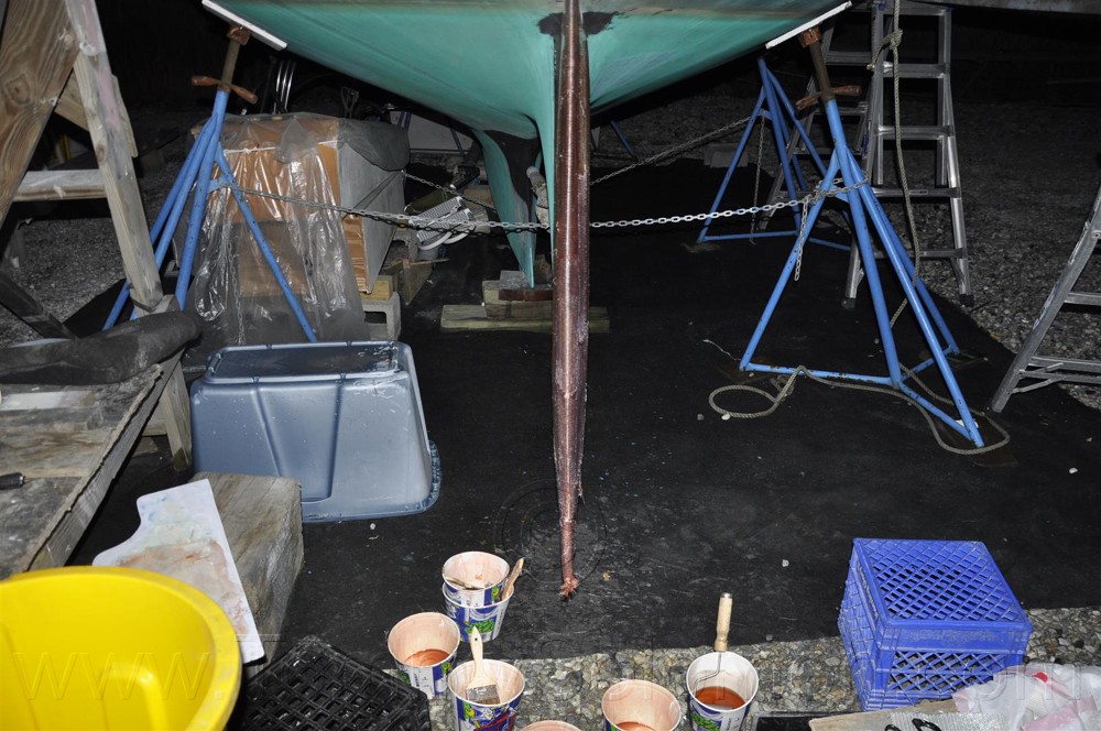 34' Tartan CB Sloop Rudder Rebuild - 62