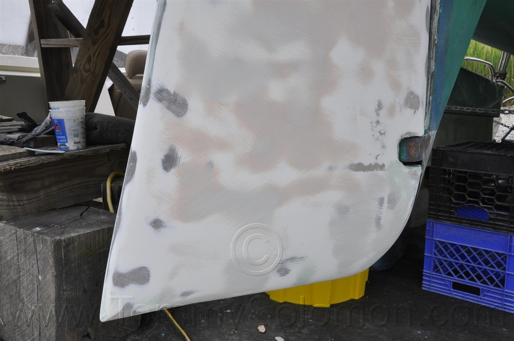34' Tartan CB Sloop Rudder Rebuild - 113