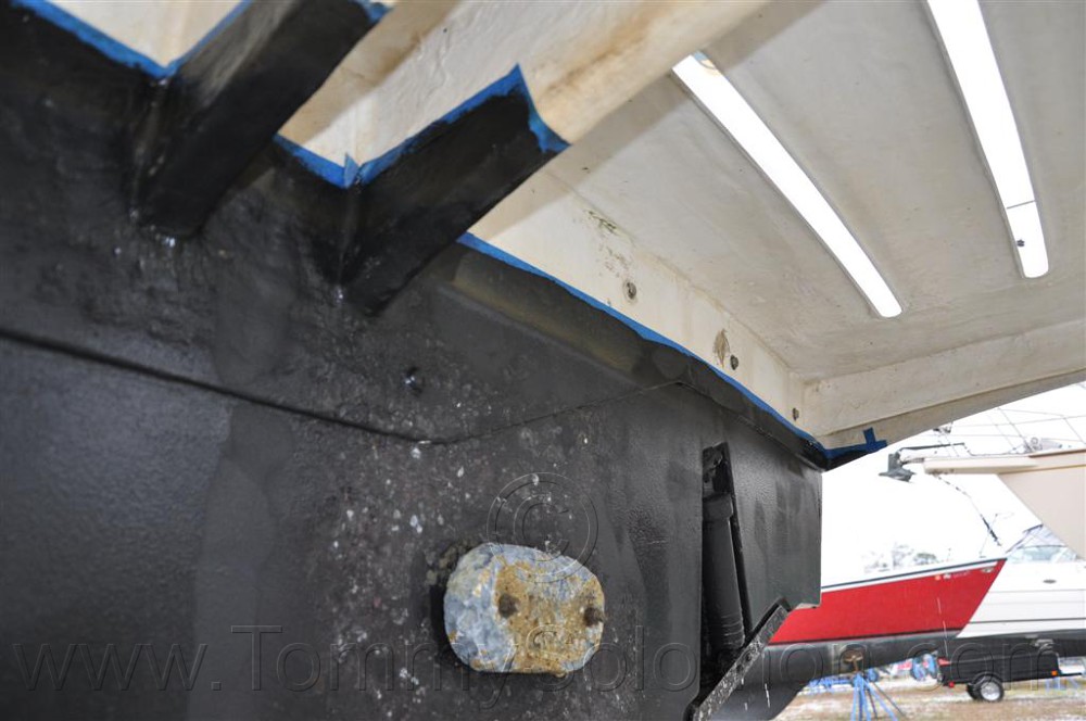 38 Pursuit Swim Platform Damage - 6