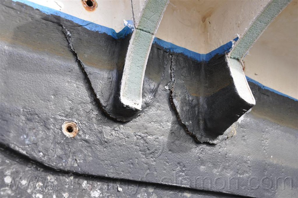 38 Pursuit Swim Platform Damage - 15