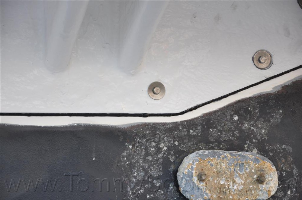 38 Pursuit Swim Platform Damage - 49