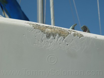 Backstay Plate Failure / Cap-Hull Separation - 3