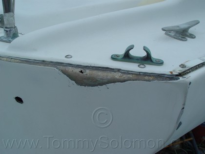 Backstay Plate Failure / Cap-Hull Separation - 6